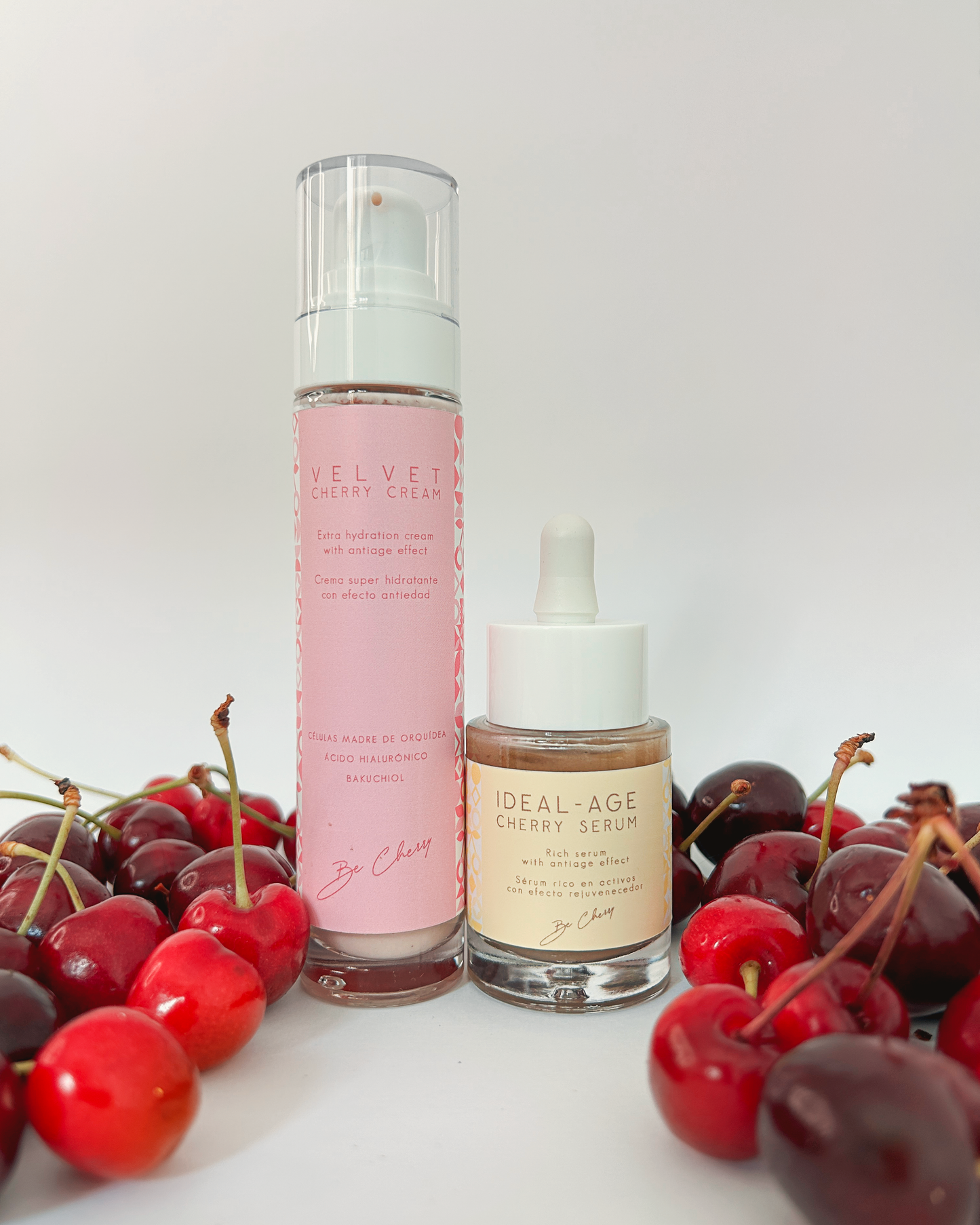 pack combo crema hidratante de cerza y sérum súper nutritivo