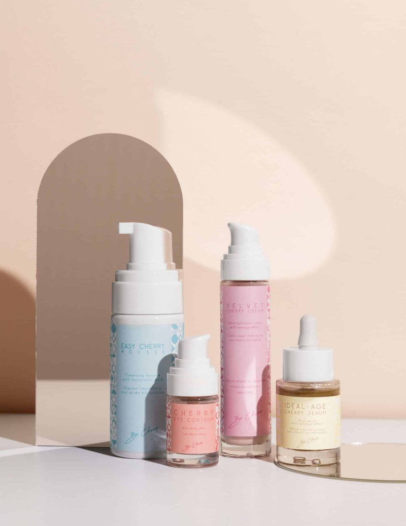 Packaging and label design project for natural cosmetics 