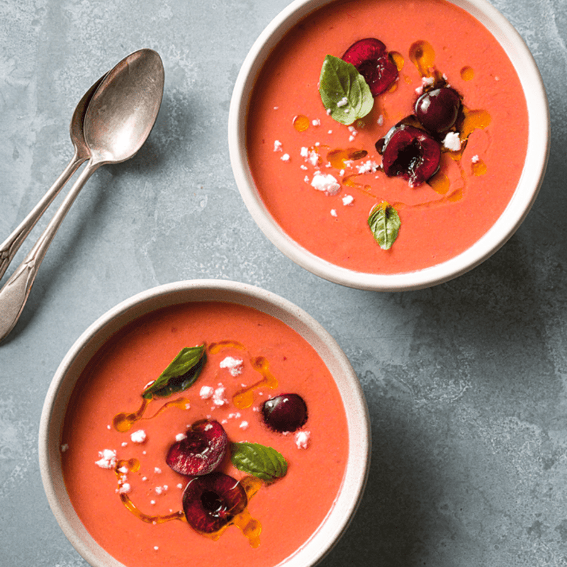 Cherry gazpacho recipe