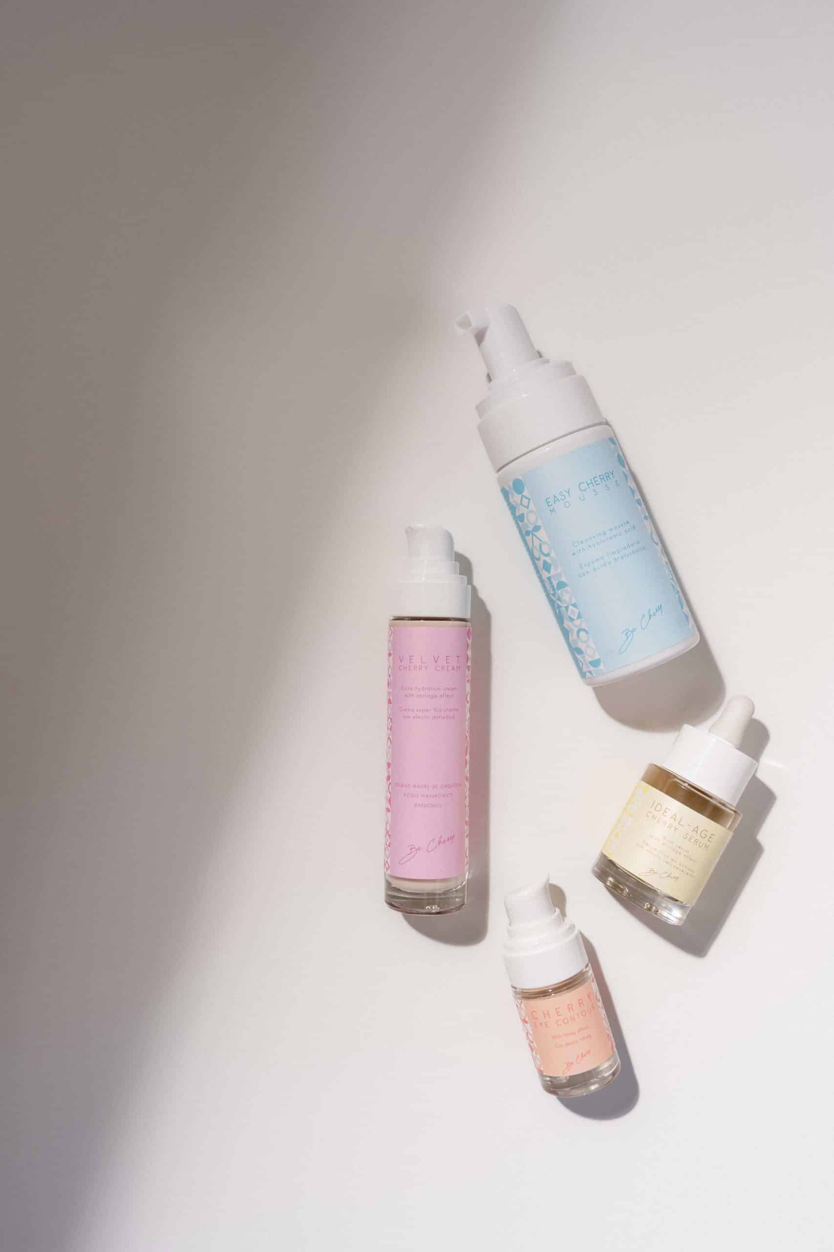 pack de productos de cosmética natural antiedad be cherry